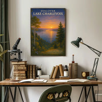 Discover Lake Charlevoix Travel Poster
