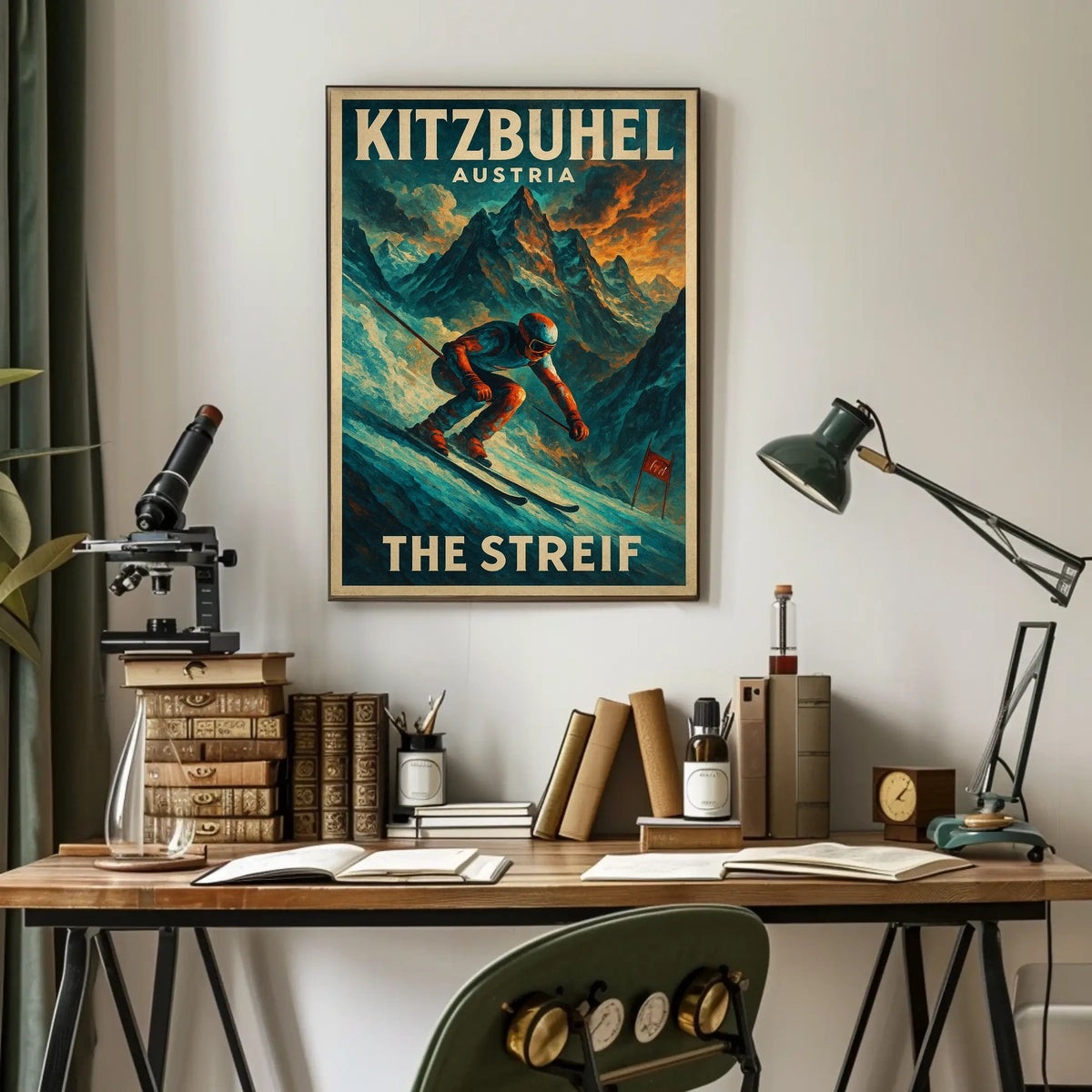 Kitzbühel, Austria The Streif Poster