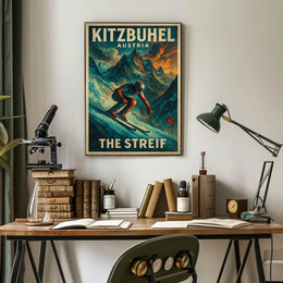 Kitzbühel, Austria The Streif Poster