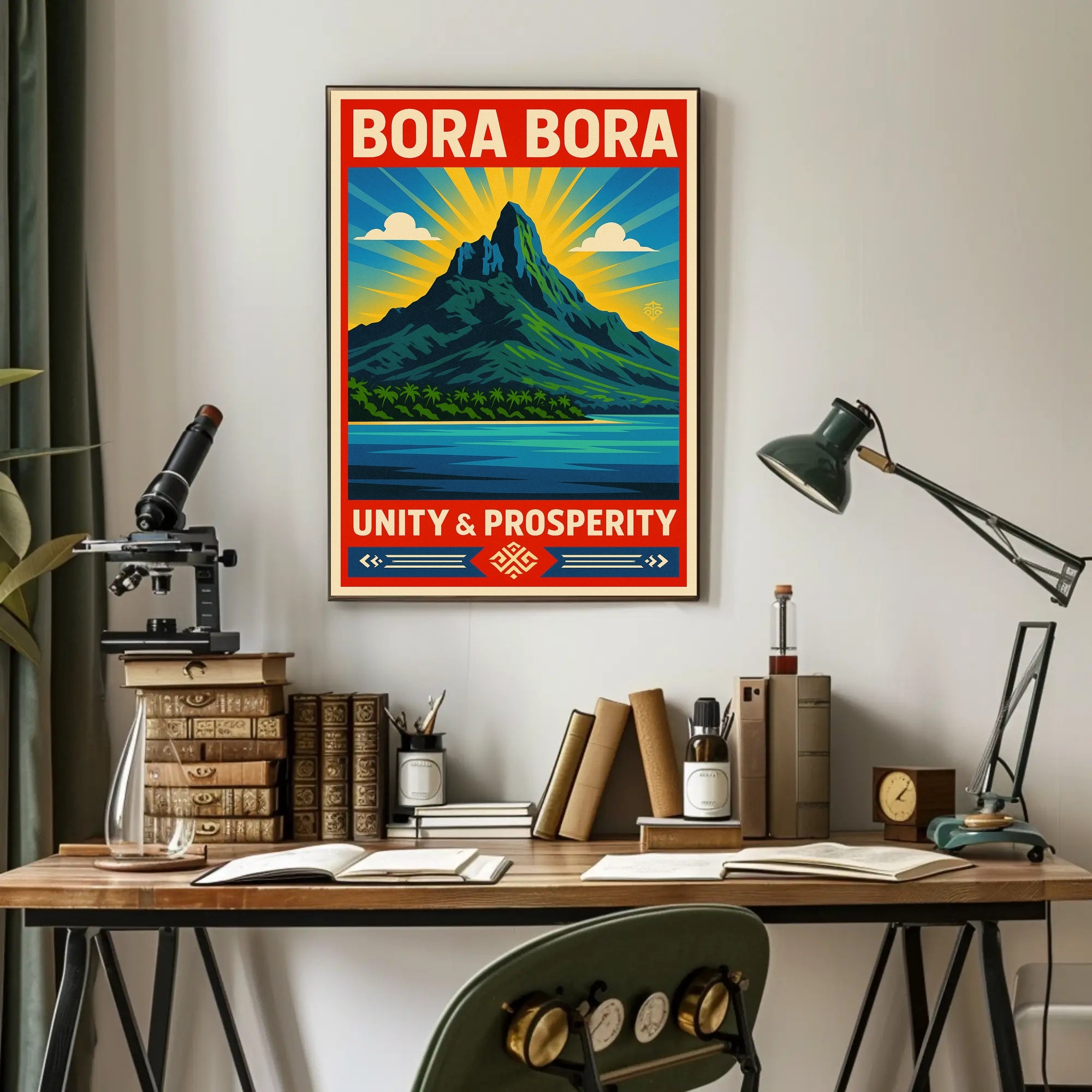 Bora Bora  Unity & Prosperity Poster PosterGoat