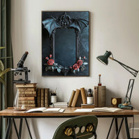 Gothic Elegance Mirror Poster