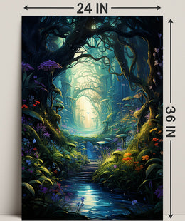 Enchanted Forest Pathway Poster