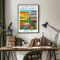 Columbia Road Flower Market Poster