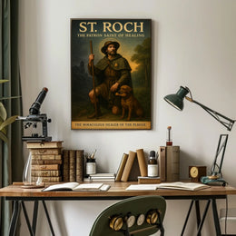 St. Roch The Patron Saint of Healing Poster