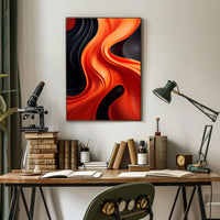 Abstract Waves Of Color Abstract Poster