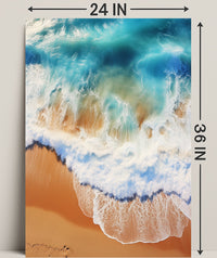 Ocean Waves Poster