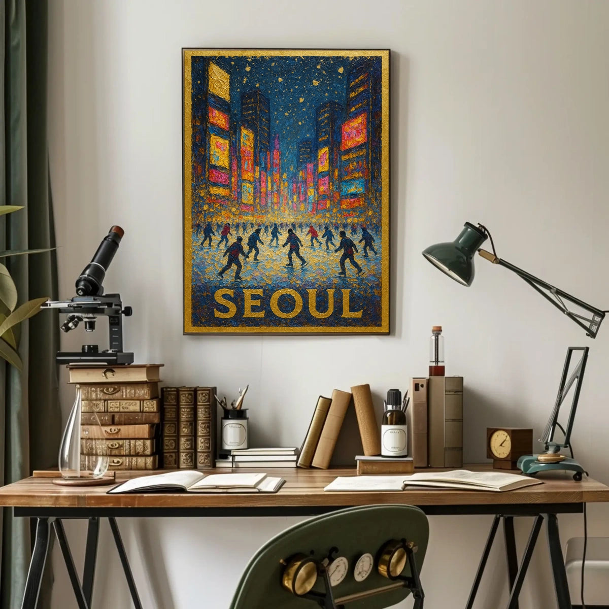 Seoul Nightscape Poster