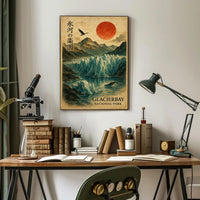 Glacier Bay Vintage National Park Poster