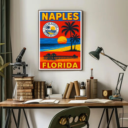 Welcome to Naples, Florida Poster PosterGoat