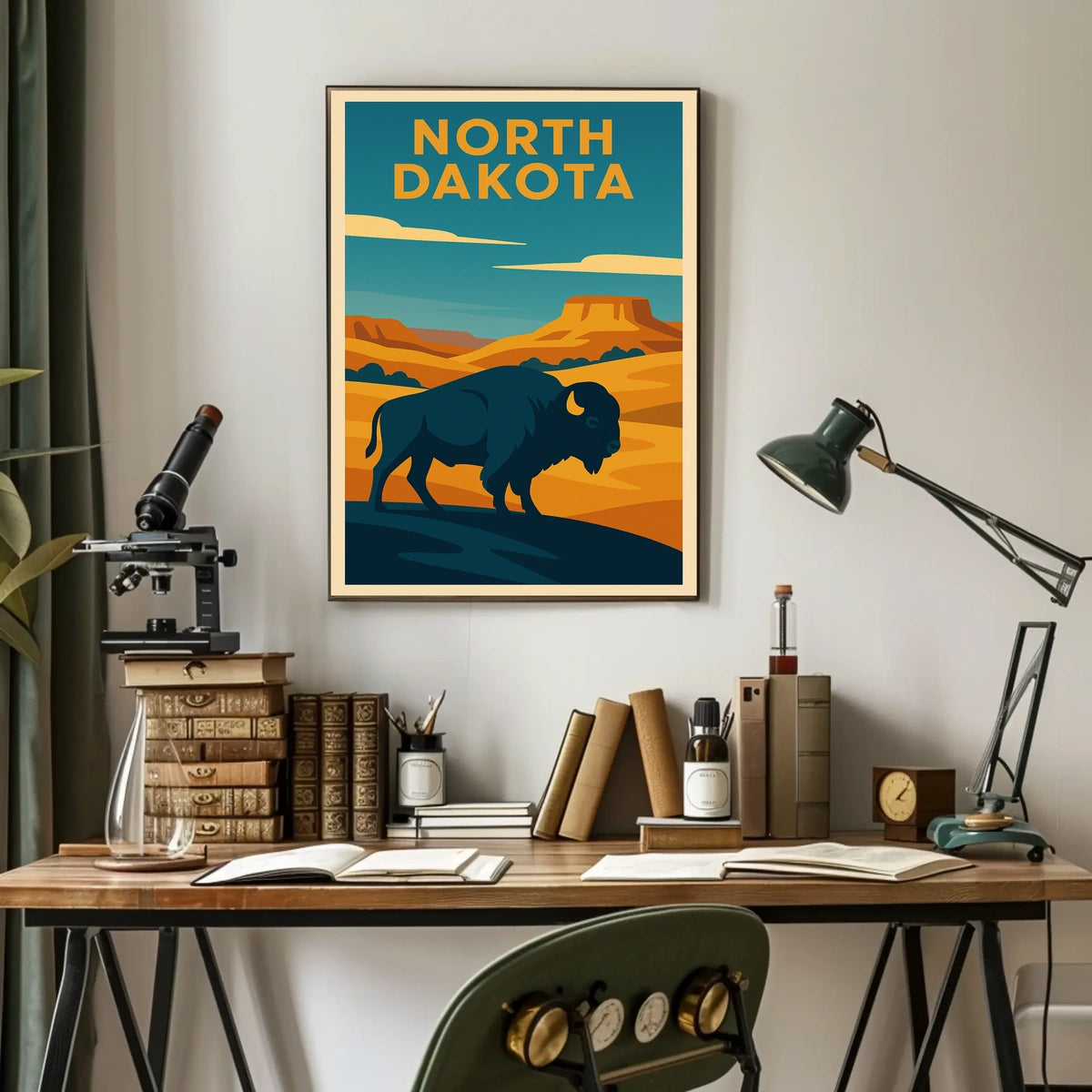 North Dakota Scenic Poster