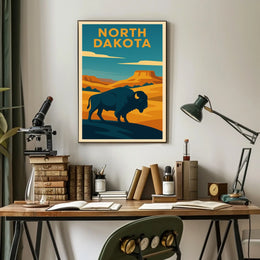 North Dakota Scenic Poster