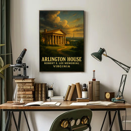 Arlington House Robert E. Lee Memorial Poster