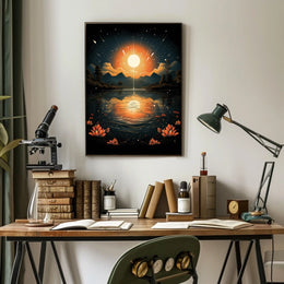 Celestial Reflections Poster