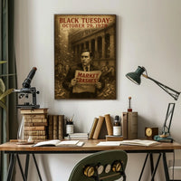 Black Tuesday Wall Art Historical or Presidential Poster
