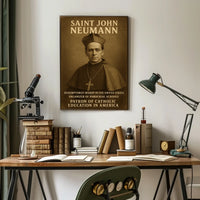 Saint John Neumann Patron Of Catholic Poster