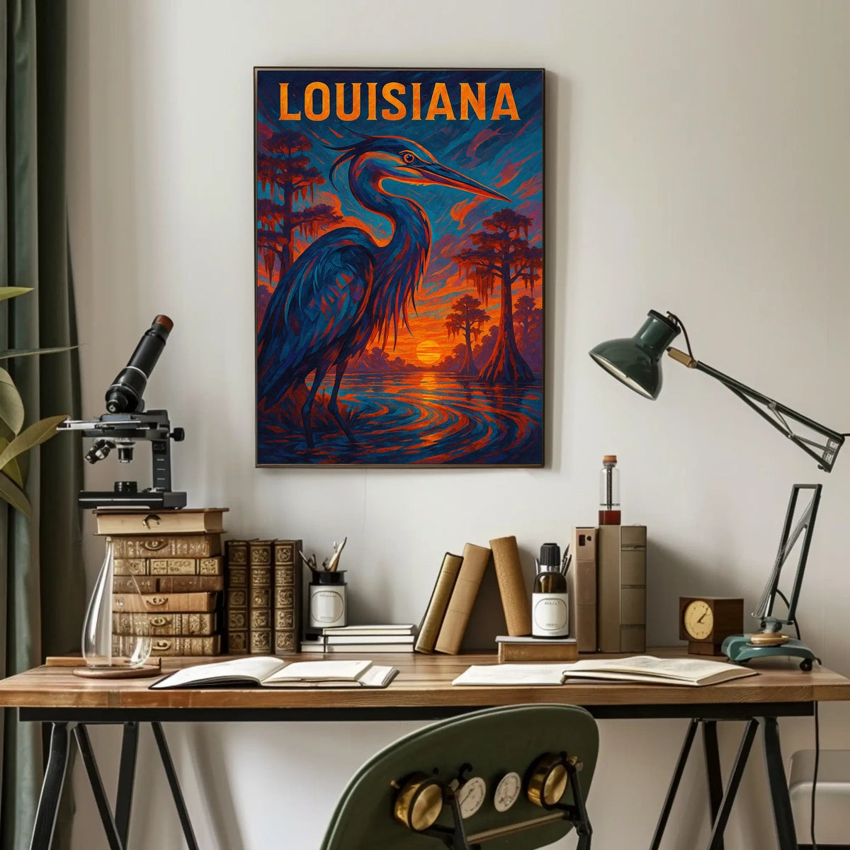 Louisiana Wildlife Poster