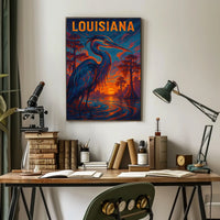 Louisiana Wildlife Poster