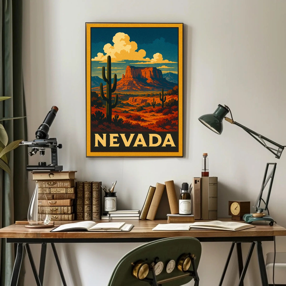 Nevada Desert Landscape Poster