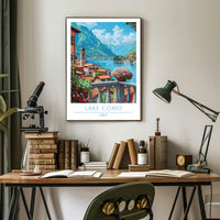 Scenic Lake Como Poster