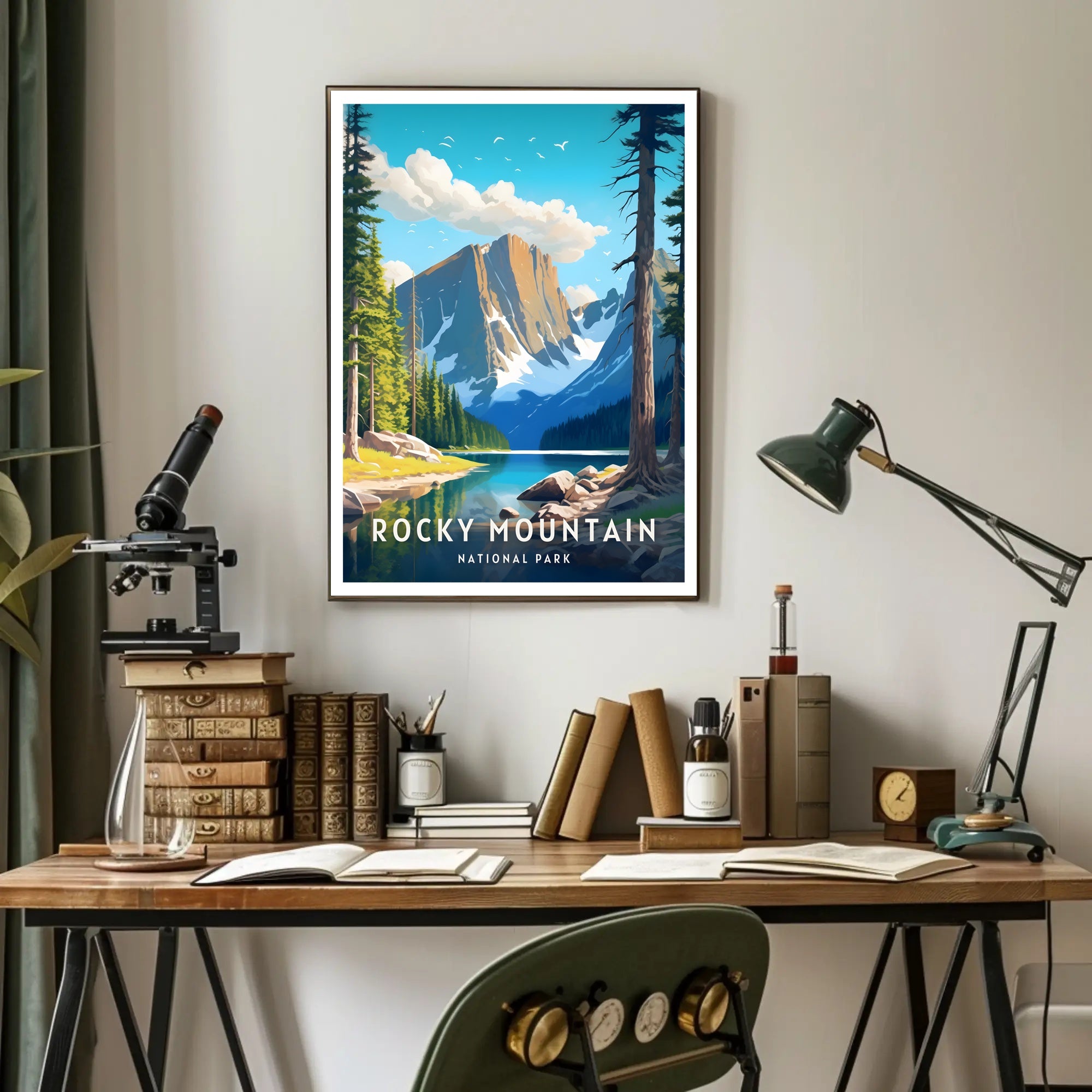 Rocky Mountain National Park Scenic Poster Print