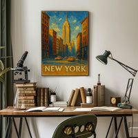 New York Cityscape Poster