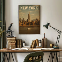 New York Cityscape Poster