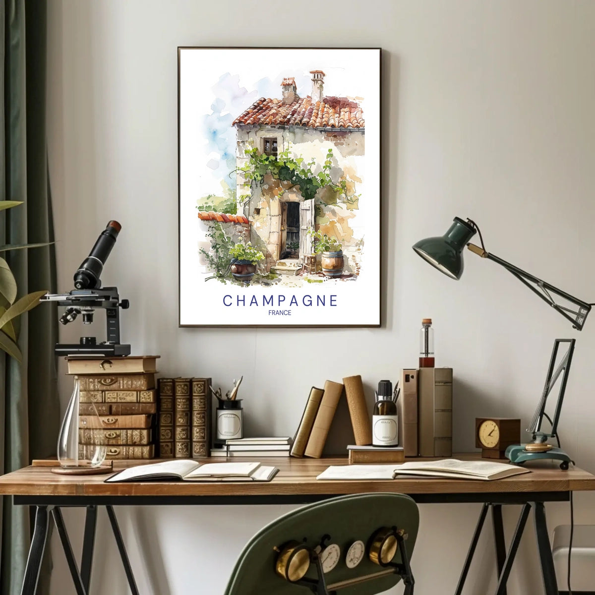 Champagne Charm Poster