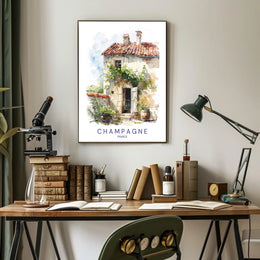 Champagne Charm Poster
