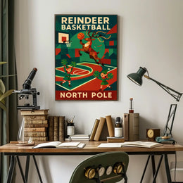 Reindeer Basketball Extravaganza Poster