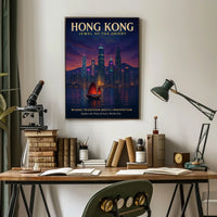 Hong Kong Jewel Of The Orient Poster