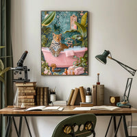Leopard Luxury Poster Elegant Animal Wall Art