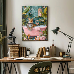 Leopard Luxury Poster Elegant Animal Wall Art