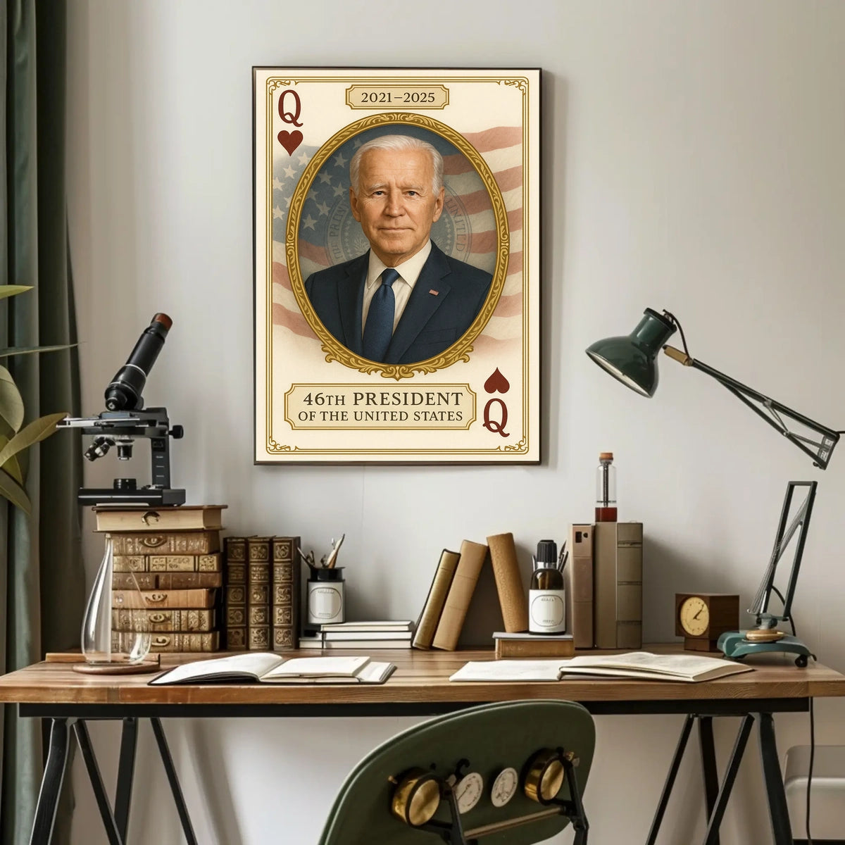 Portrait Of The 46th President Of The United States Poster