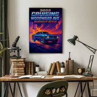 Cruising Woodward Ave 2025 Poster