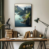 Kenai Fjords Majestic Travel Poster Wall Art