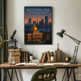 Boston, MA The Cradle of Liberty Poster