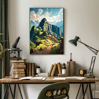 Machu Picchu Adventure Travel Poster