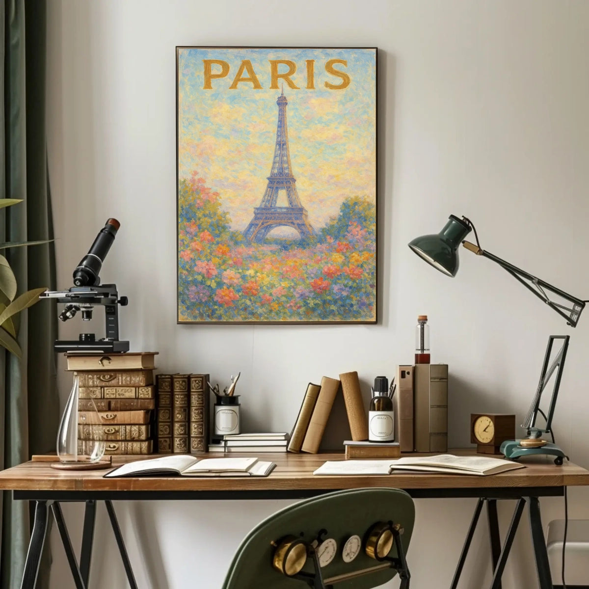Paris in Bloom Poster