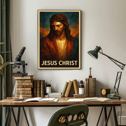 Jesus Christ Artistic Representation Poster