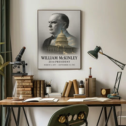William McKinley 25th President of the United States Reflections Poster