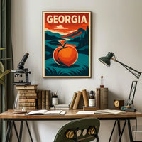 Georgia Peach Poster