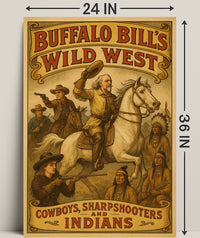 Buffalo Bills Wild West Show Poster Print PosterGoat