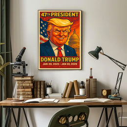 Trump Guardianship Liberty Patriotic Pop Art Poster