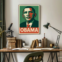 Obama Inspiring Pop Art Poster