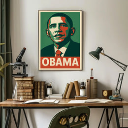 Obama Inspiring Pop Art Poster