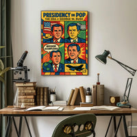 George W. Bush Presidency in Pop Poster PosterGoat