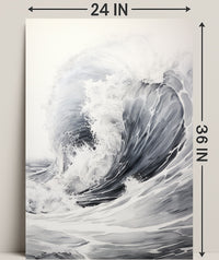 The Power Of The Ocean Poster