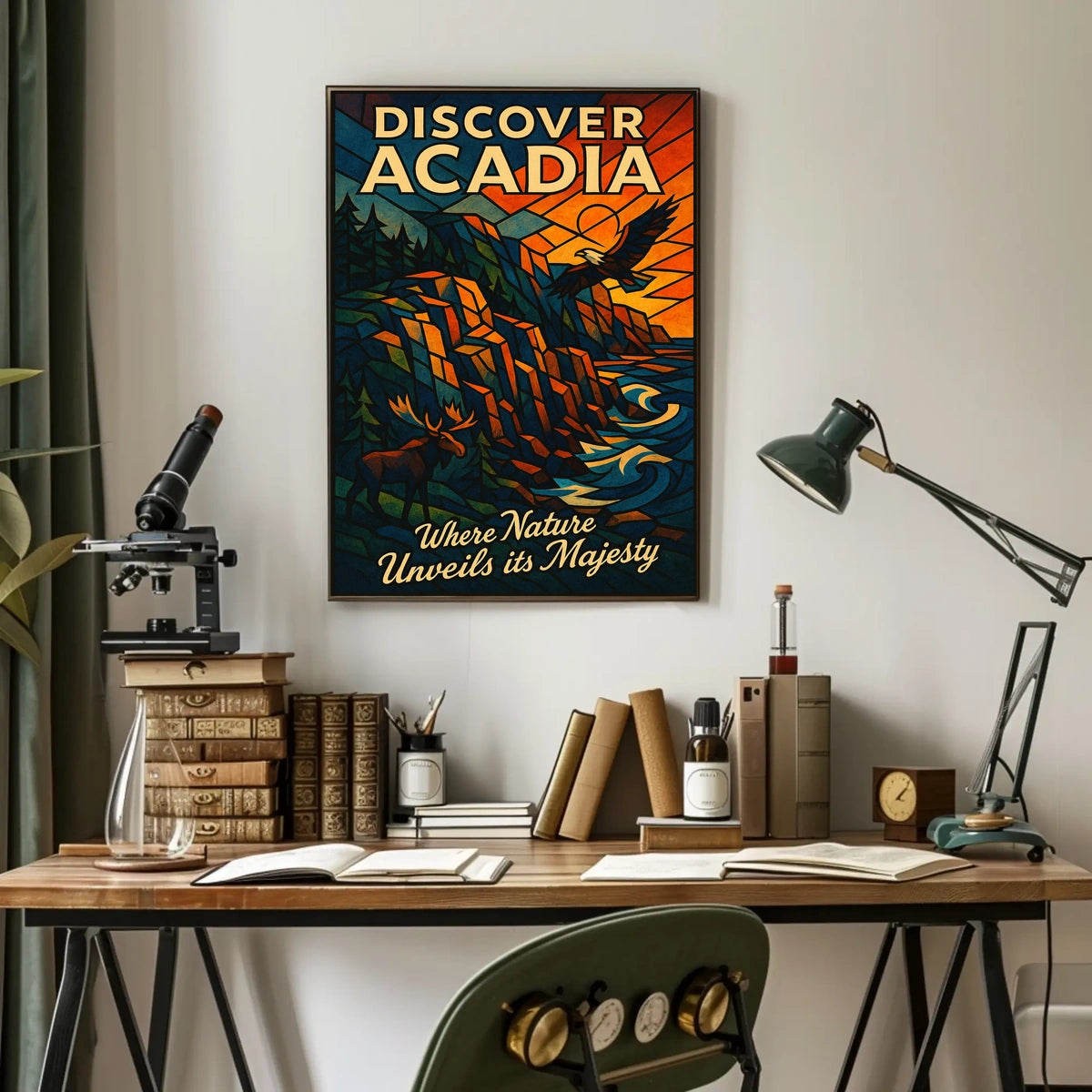 Discover Acadia Poster