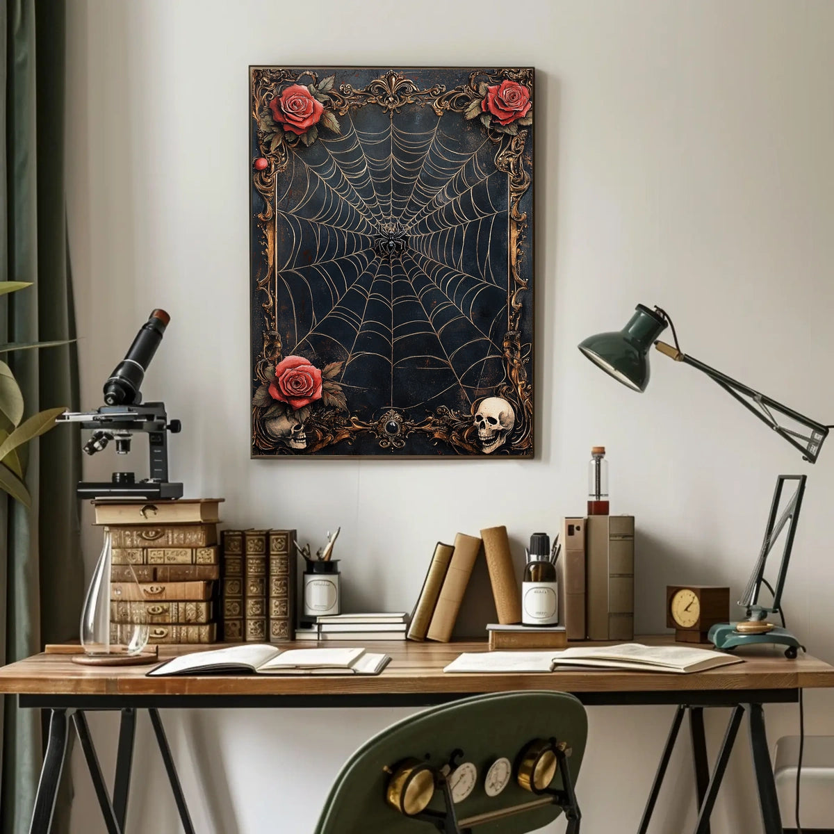 Gothic Vintage Ornate Web Design Art Poster