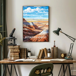 Petrified Forest National Park Vintage Travel Poster